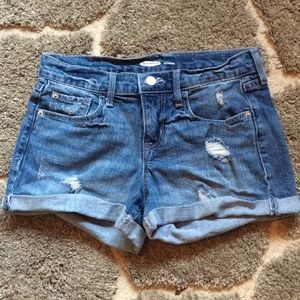 Old navy boyfriend jean shorts
